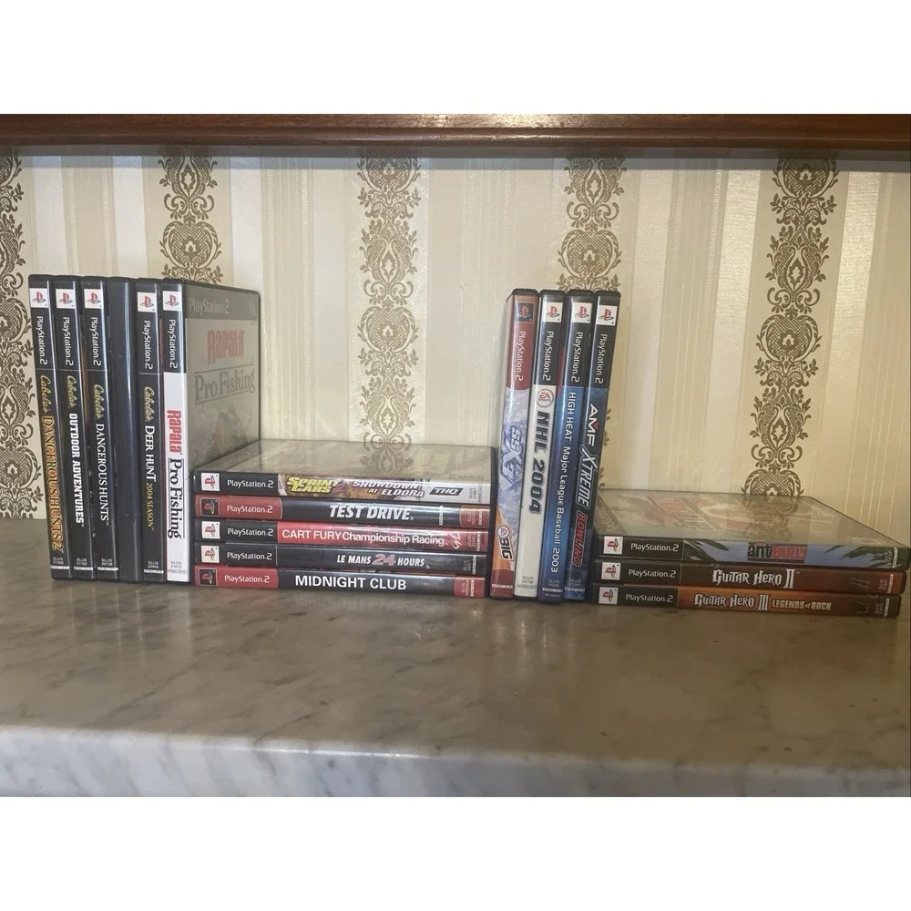 Vintage PlayStation2 Games Discs |‎ Driving Sports Hunts Guitar He | Upick 2 $17
